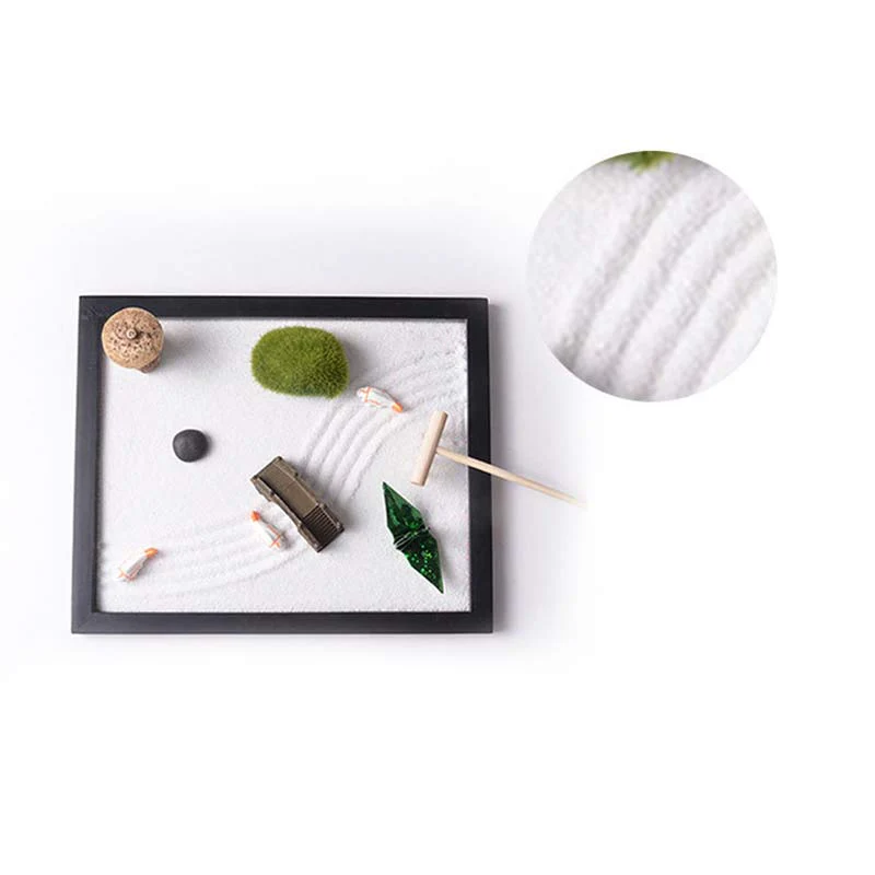Buddha Stones Koi Pesce Piccolo Ponte Erba Paesaggio Pace Meditazione Zen Giardino Decorazione - Image 9