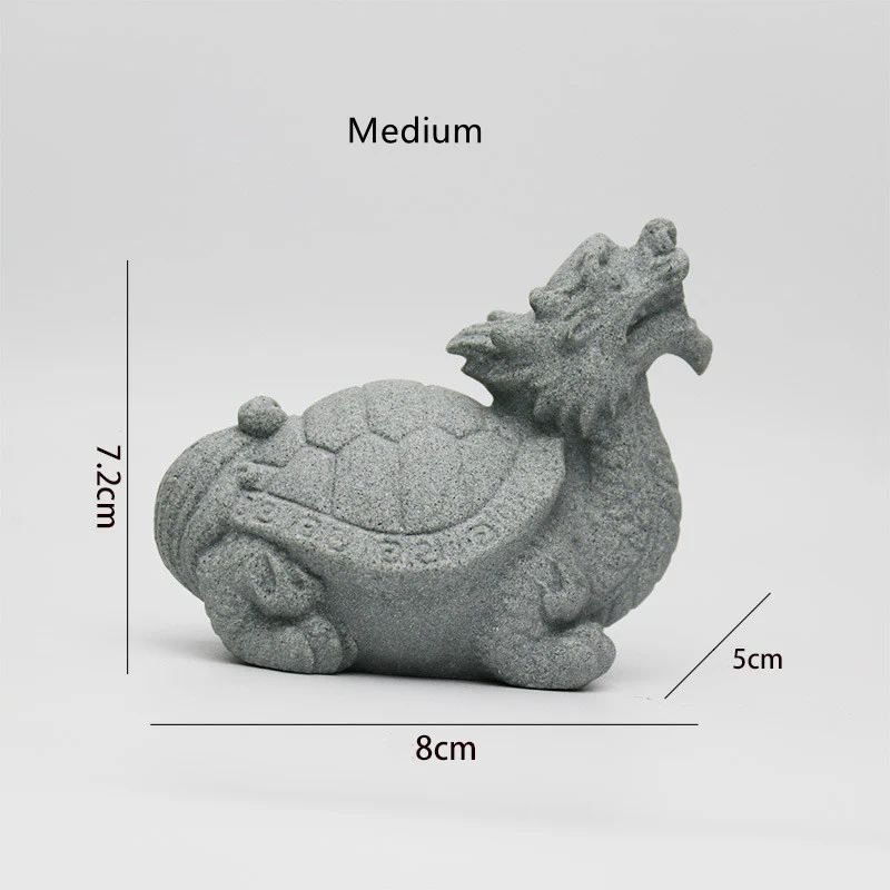 Buddha Stones Leone Fu Foo Cani Elefante Allontanare il Male Benedizione Decorazione della Casa - Image 17