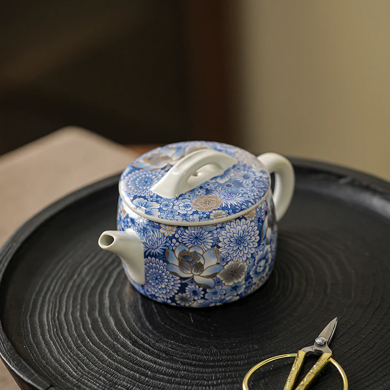 Buddha Stones Loto Crisantemo Fiore di Prugna Tazza da Tè Kung Fu Tazza da Tè Teiera - Image 16