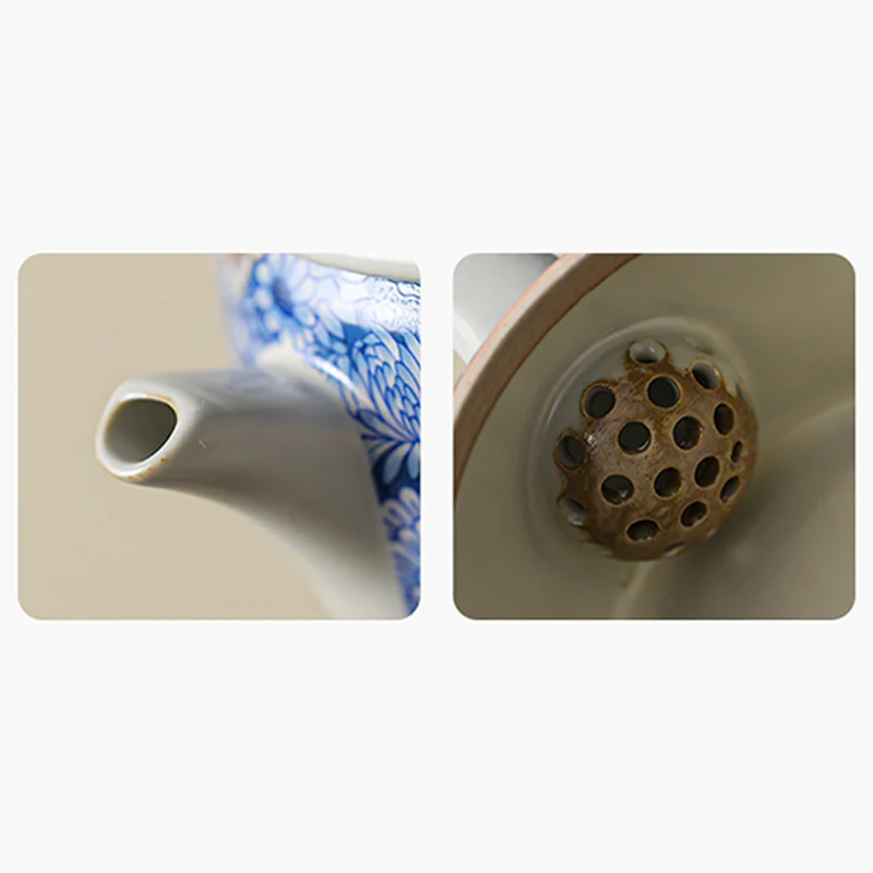 Buddha Stones Loto Crisantemo Fiore di Prugna Tazza da Tè Kung Fu Tazza da Tè Teiera - Image 22