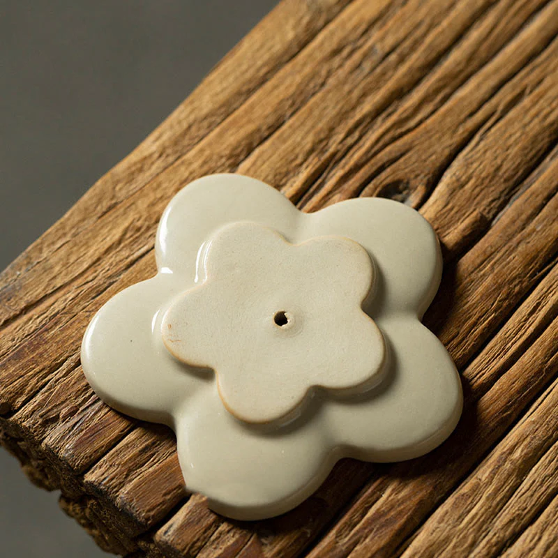 Buddha Stones, loto, fiore di ciliegio, fiore di prugna, crisantemo, bruciatore di incenso in ceramica curativo, decorazione - Image 7