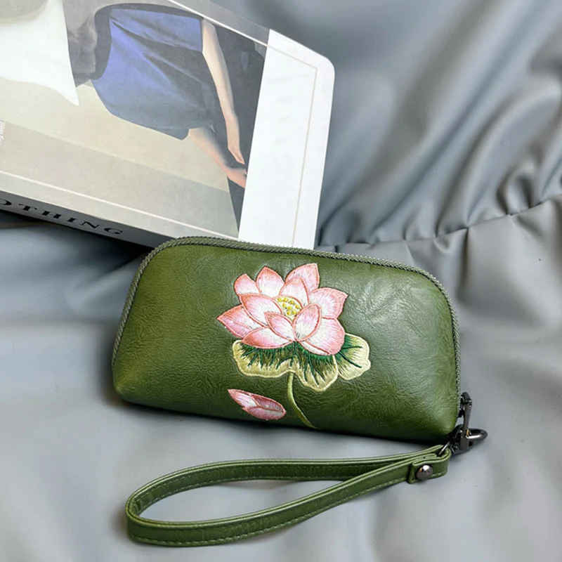 Buddha Stones Lotus Su Ricamo Viaggio Shopping Borsa Borsa - Image 13