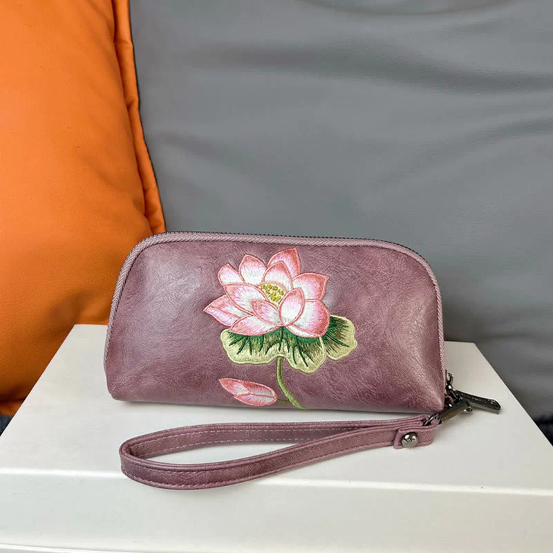 Buddha Stones Lotus Su Ricamo Viaggio Shopping Borsa Borsa - Image 14