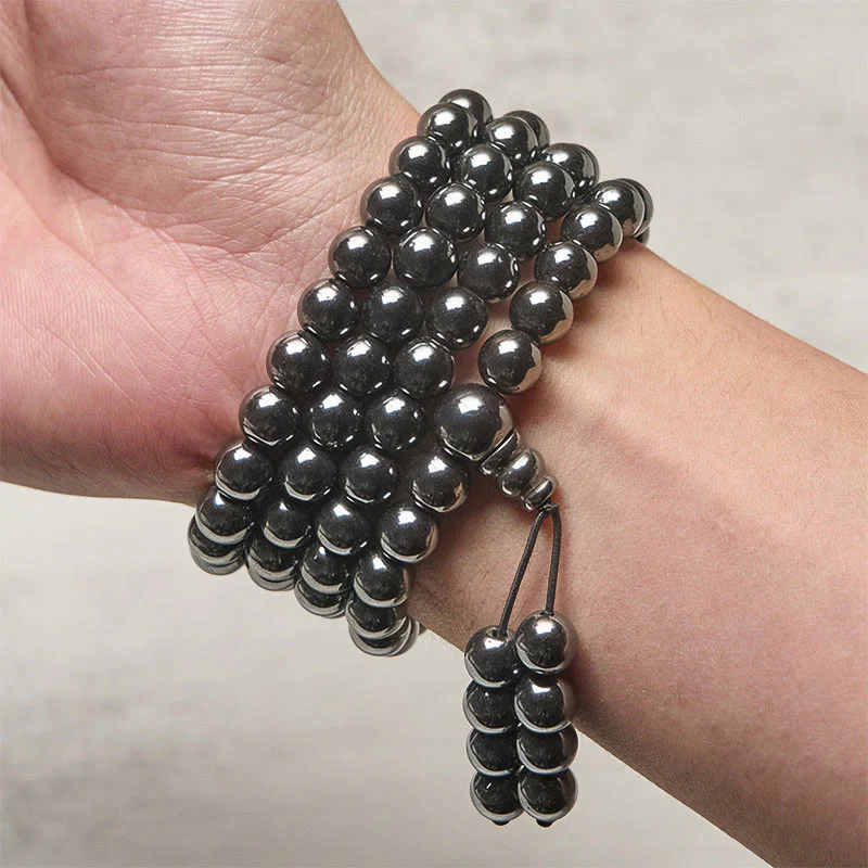 Buddha Stones Mala con 108 perle Terahertz Focus Clarity - Image 4