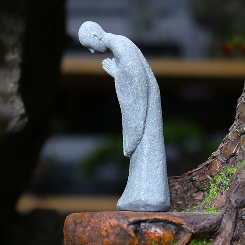 Buddha Stones Meditazione Buddha Monaco Serenità Decorazione della casa - Image 10