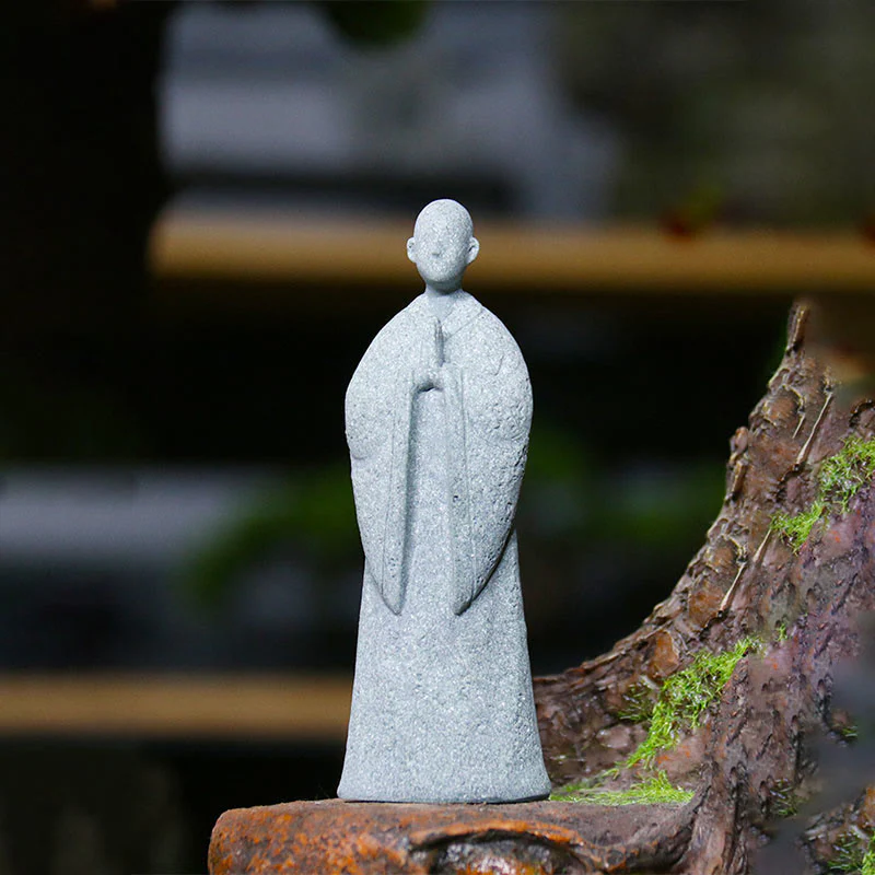 Buddha Stones Meditazione Buddha Monaco Serenità Decorazione della casa - Image 13