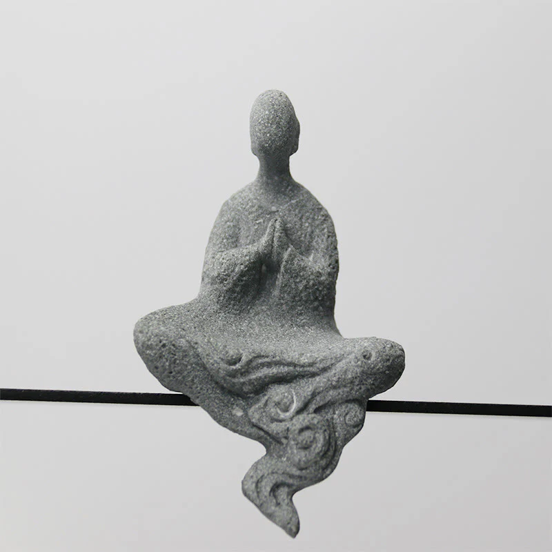 Buddha Stones Meditazione Buddha Monaco Serenità Decorazione della casa - Image 16