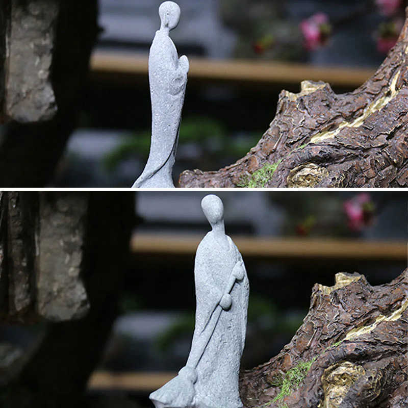Buddha Stones Meditazione Buddha Monaco Serenità Decorazione della casa - Image 18