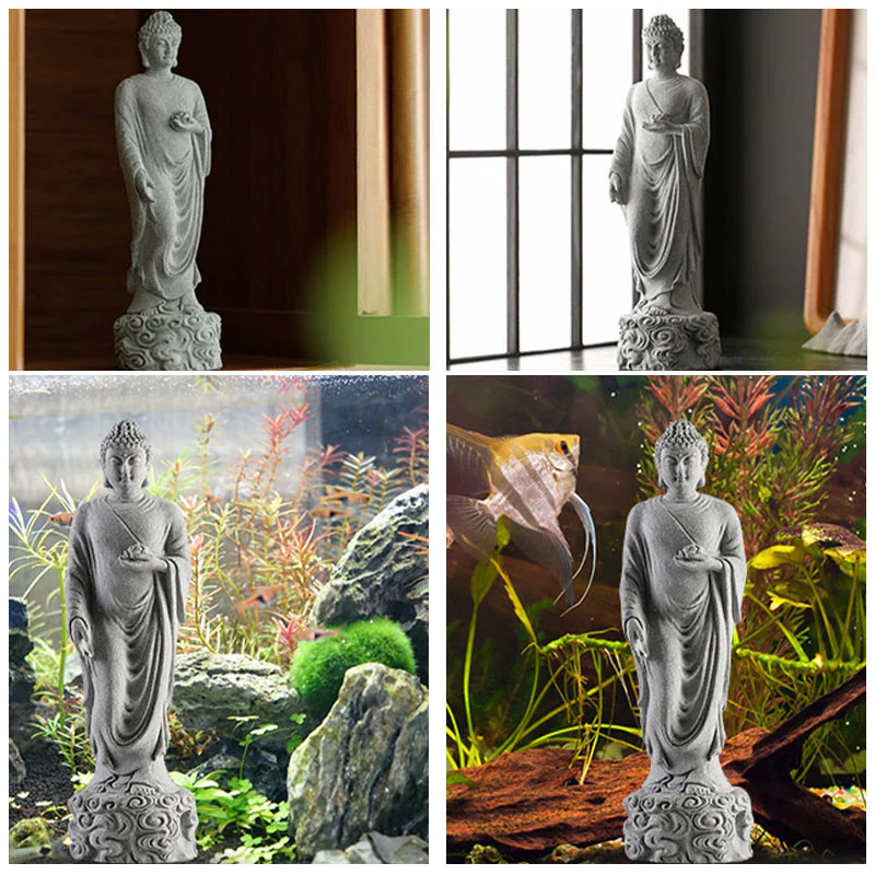 Buddha Stones Meditazione Buddha Nuvole di buon auspicio Design Serenità Decorazione della casa - Image 11