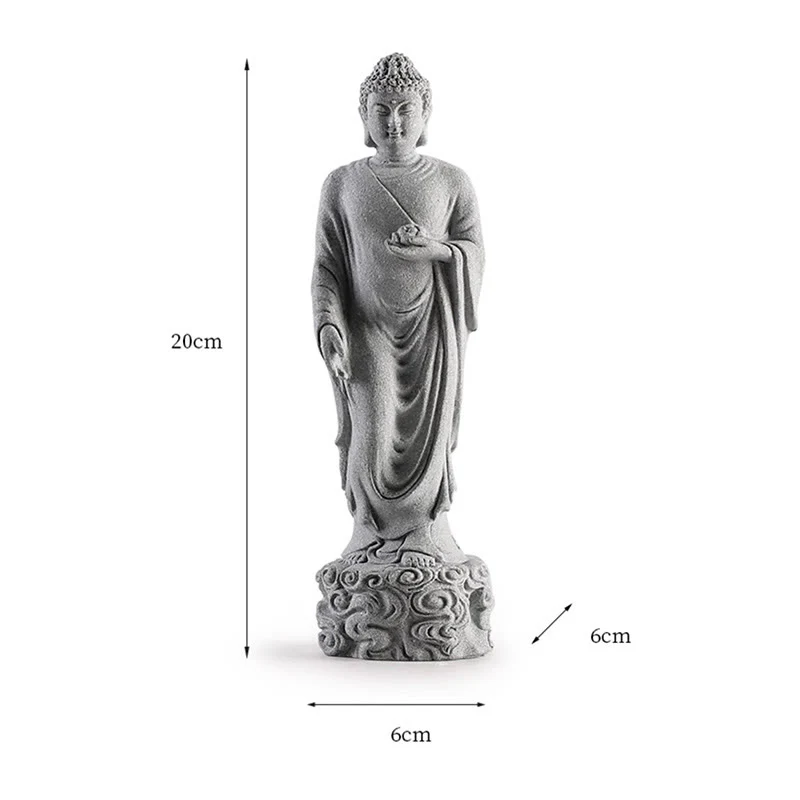 Buddha Stones Meditazione Buddha Nuvole di buon auspicio Design Serenità Decorazione della casa - Image 13