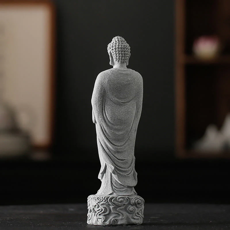 Buddha Stones Meditazione Buddha Nuvole di buon auspicio Design Serenità Decorazione della casa - Image 5