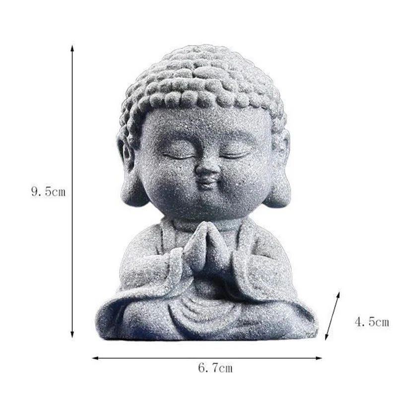 Buddha Stones Meditazione Preghiera del Buddha Compassione Serenità Decorazione della casa - Image 11