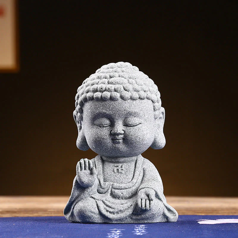 Buddha Stones Meditazione Preghiera del Buddha Compassione Serenità Decorazione della casa - Image 13