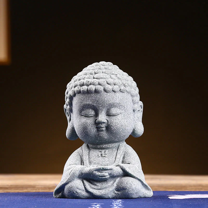 Buddha Stones Meditazione Preghiera del Buddha Compassione Serenità Decorazione della casa - Image 14