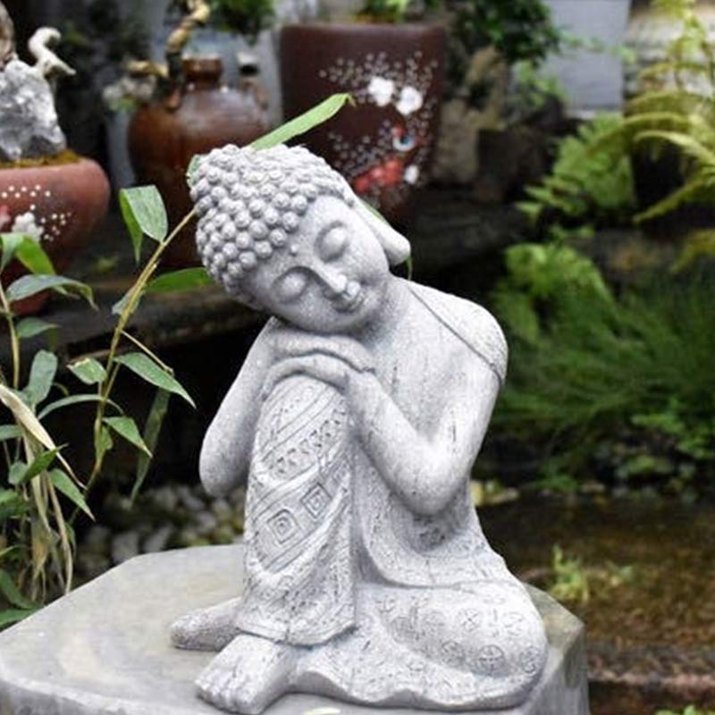 Buddha Stones Meditazione tibetana Benedizione del Buddha Compassione Serenità Decorazione della casa - Image 5