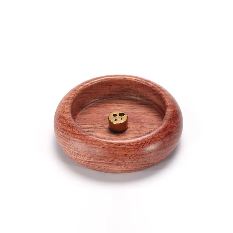Buddha Stones Mini Legno di Ebano Palissandro Meditazione Bastone Guarigione Bruciatore di Incenso Decorazione - Image 10