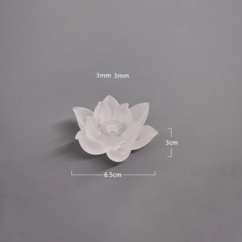 Buddha Stones Mini Lotus Liuli Cristallo Guarigione Meditazione Bastoncino Bruciatore di Incenso - Image 30