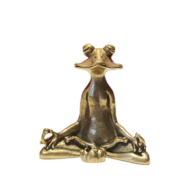 Buddha Stones Mini Piccola Rana Tartaruga Koi Pesce Lumaca Granchio Rame Ricchezza Decorazione per la casa - Image 12