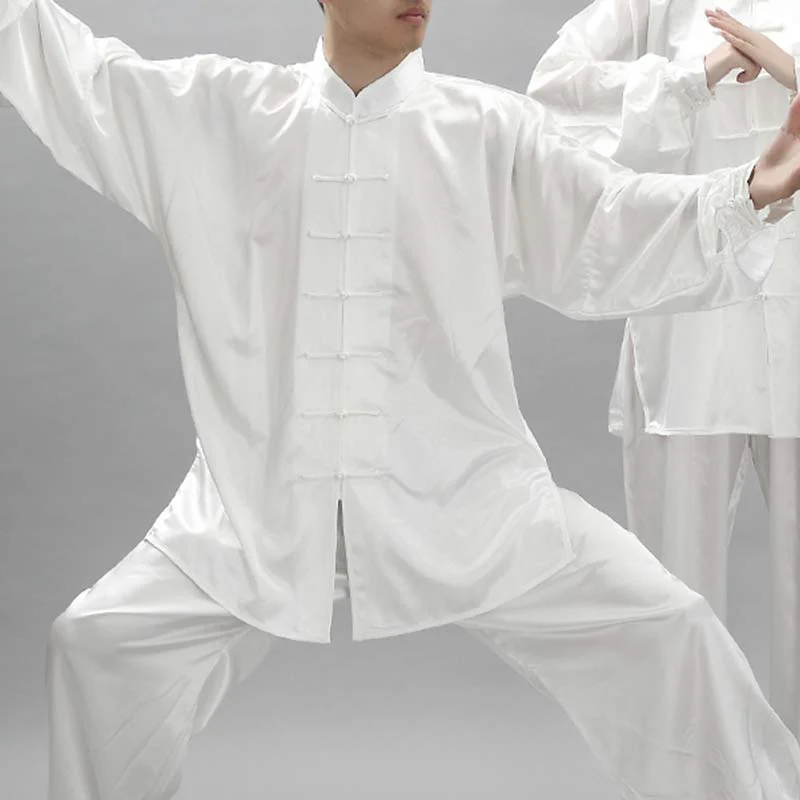 Buddha Stones Modello semplice Meditazione Preghiera Spirituale Zen Tai Chi Qigong Pratica Set di abbigliamento unisex - Image 12