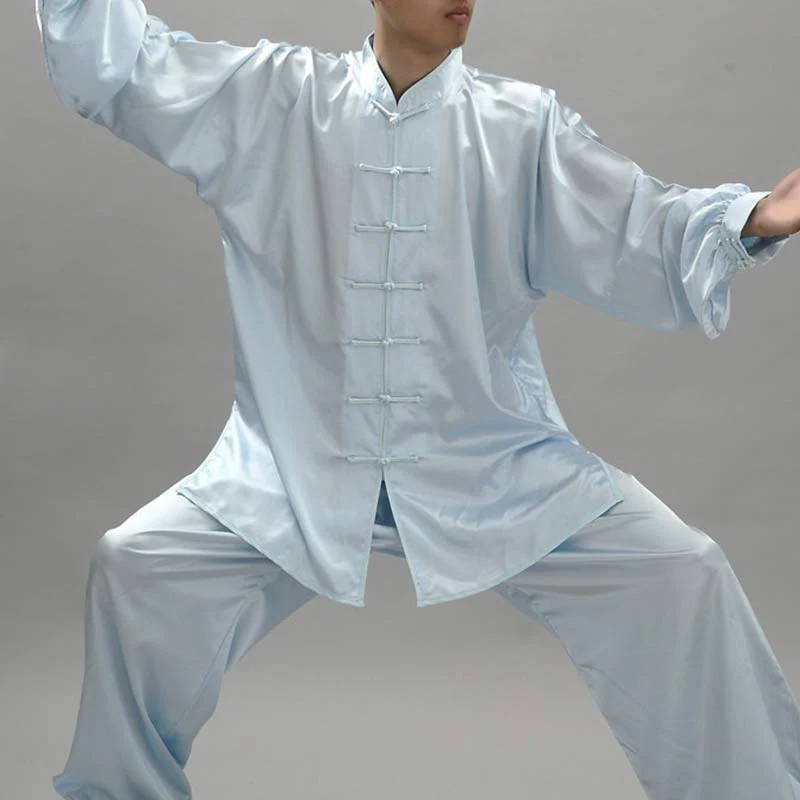 Buddha Stones Modello semplice Meditazione Preghiera Spirituale Zen Tai Chi Qigong Pratica Set di abbigliamento unisex - Image 14