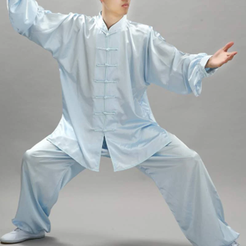 Buddha Stones Modello semplice Meditazione Preghiera Spirituale Zen Tai Chi Qigong Pratica Set di abbigliamento unisex - Image 15