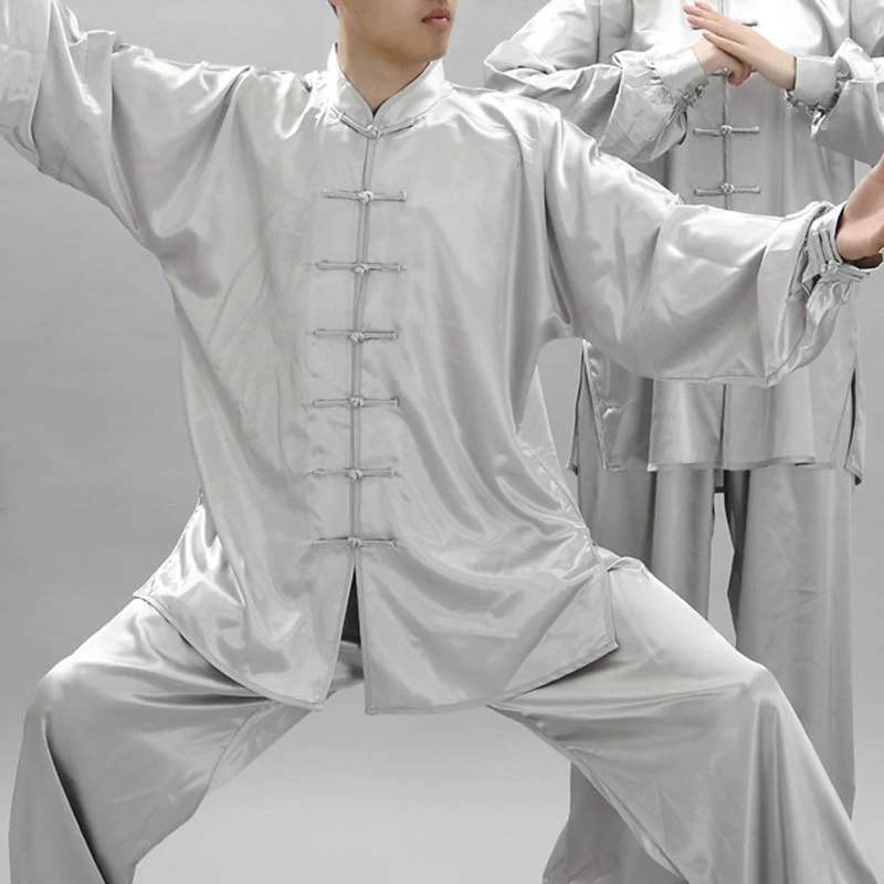 Buddha Stones Modello semplice Meditazione Preghiera Spirituale Zen Tai Chi Qigong Pratica Set di abbigliamento unisex - Image 16