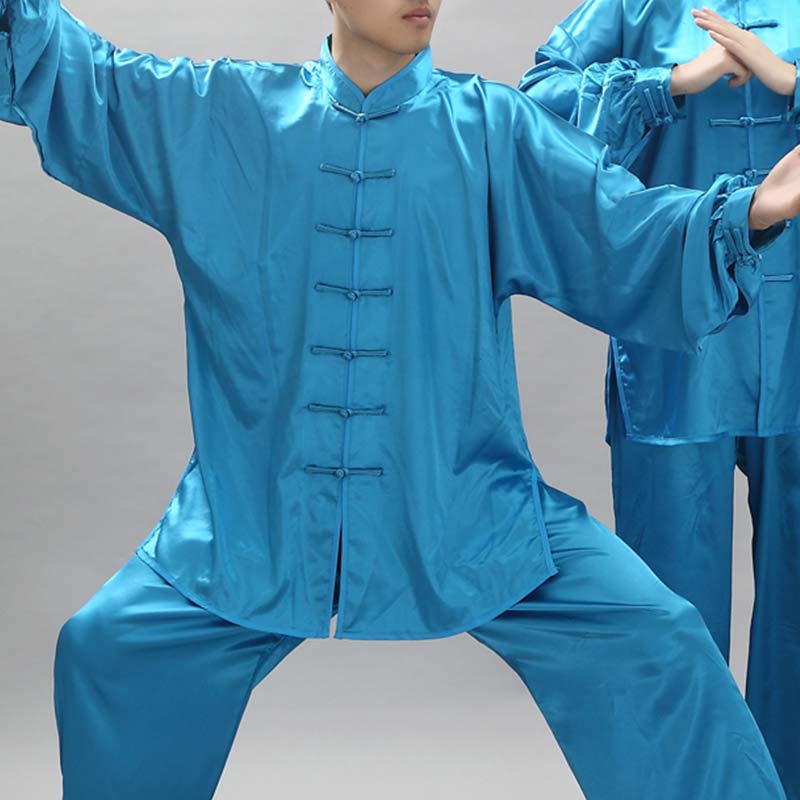 Buddha Stones Modello semplice Meditazione Preghiera Spirituale Zen Tai Chi Qigong Pratica Set di abbigliamento unisex - Image 25