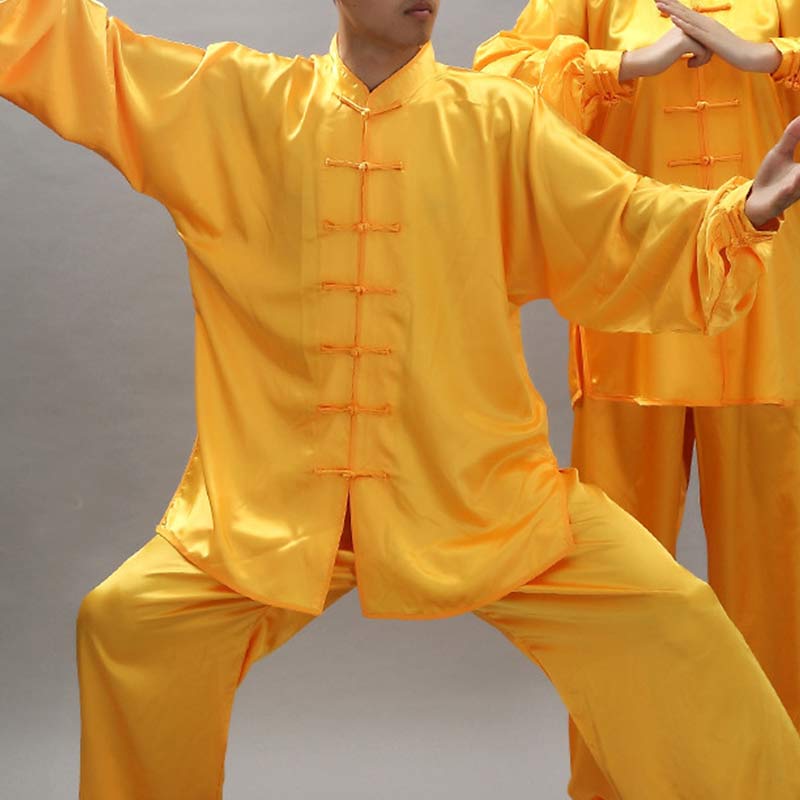 Buddha Stones Modello semplice Meditazione Preghiera Spirituale Zen Tai Chi Qigong Pratica Set di abbigliamento unisex - Image 30