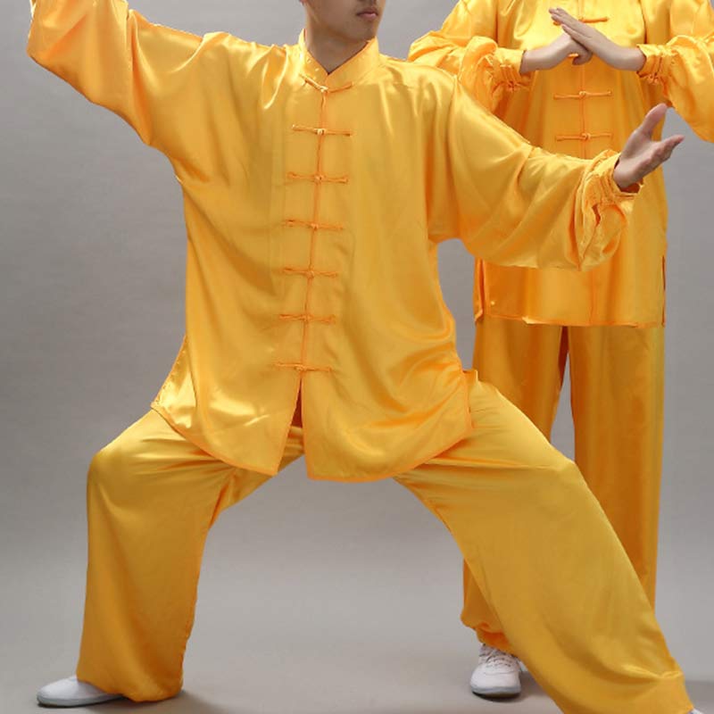 Buddha Stones Modello semplice Meditazione Preghiera Spirituale Zen Tai Chi Qigong Pratica Set di abbigliamento unisex - Image 31