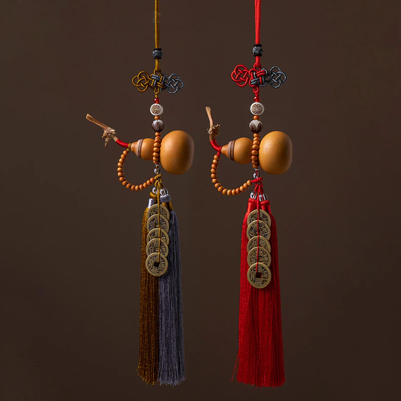 Buddha Stones Monete Feng Shui Zucca Nodo cinese Monete fortunate Cinque imperatori Denaro Ricchezza Nappe Decorazione - Image 20