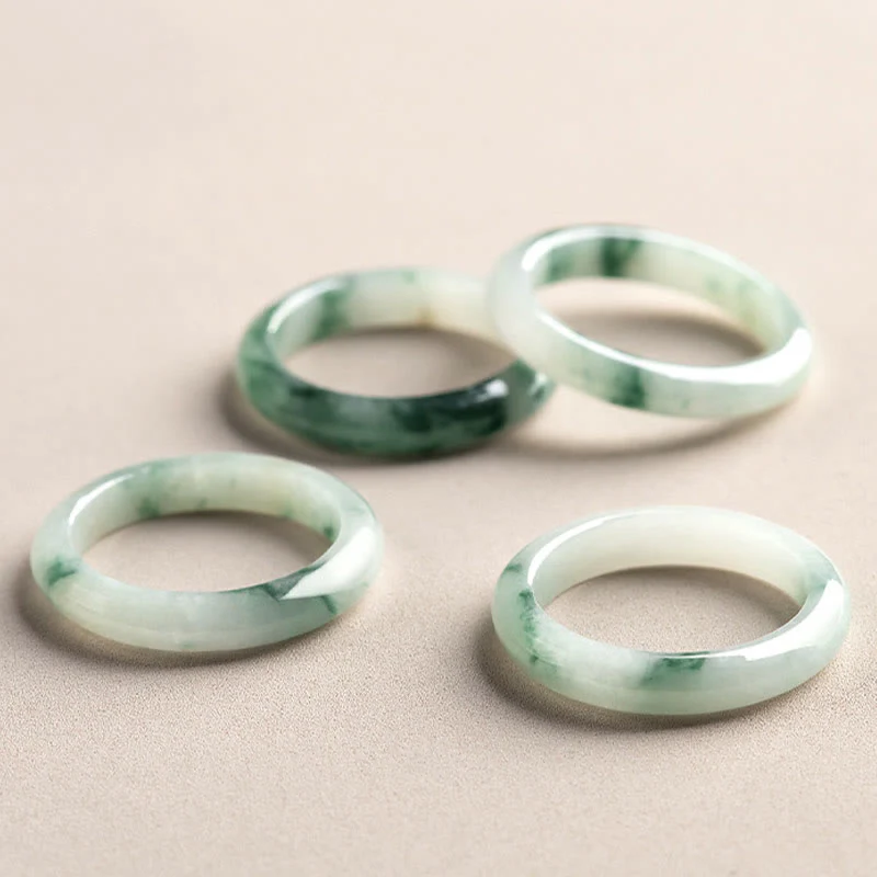 Buddha Stones Natural Green Jade Luck Abbondanza - Image 5