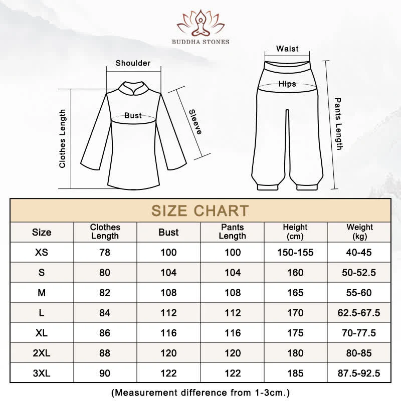 Buddha Stones Nuvole di buon auspicio Gradiente Meditazione Preghiera Spirituale Zen Tai Chi Qigong Pratica Set di abbigliamento da donna - Image 18