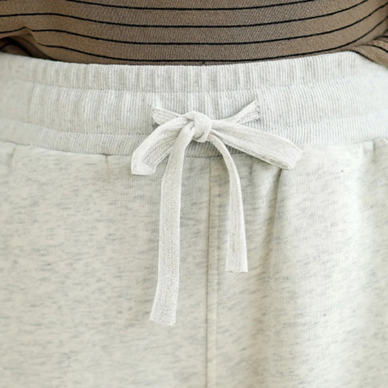 Buddha Stones Pantaloni larghi da donna in cotone casual con tasche - Image 10