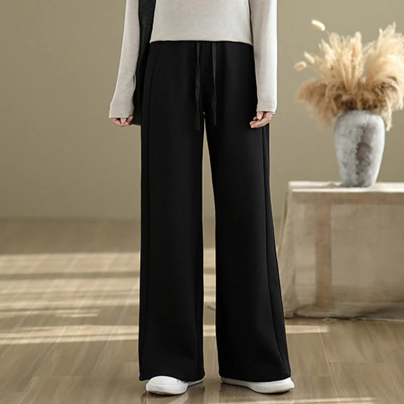 Buddha Stones Pantaloni larghi da donna in cotone casual con tasche - Image 12