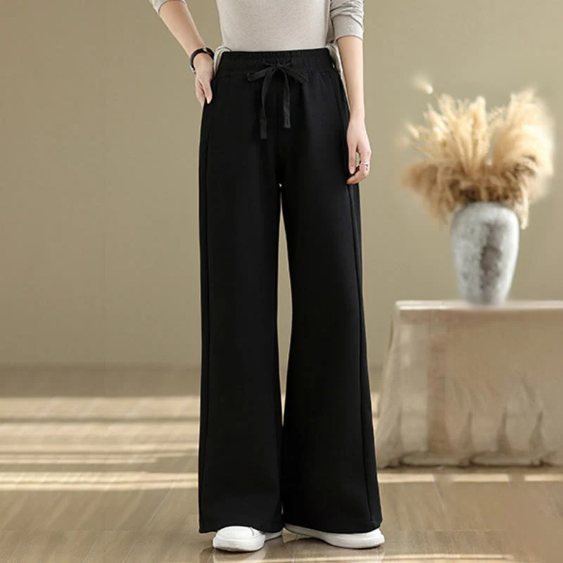 Buddha Stones Pantaloni larghi da donna in cotone casual con tasche - Image 13