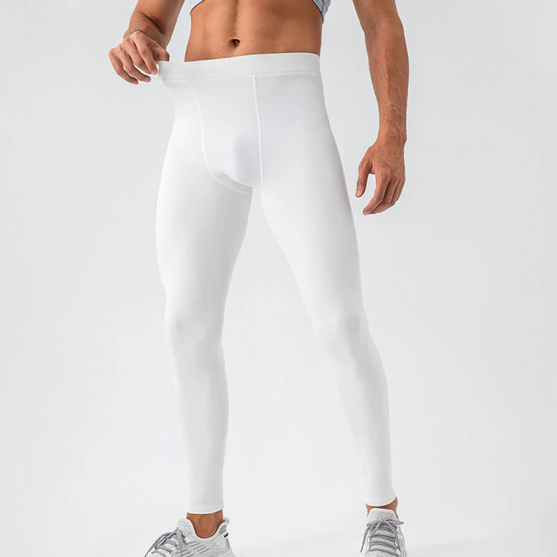 Buddha Stones Pantaloni sportivi da uomo elastici traspiranti a vita alta semplici - Image 11