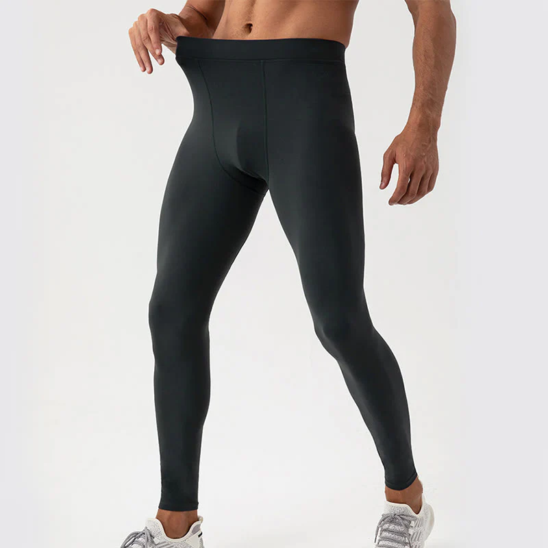 Buddha Stones Pantaloni sportivi da uomo elastici traspiranti a vita alta semplici - Image 17