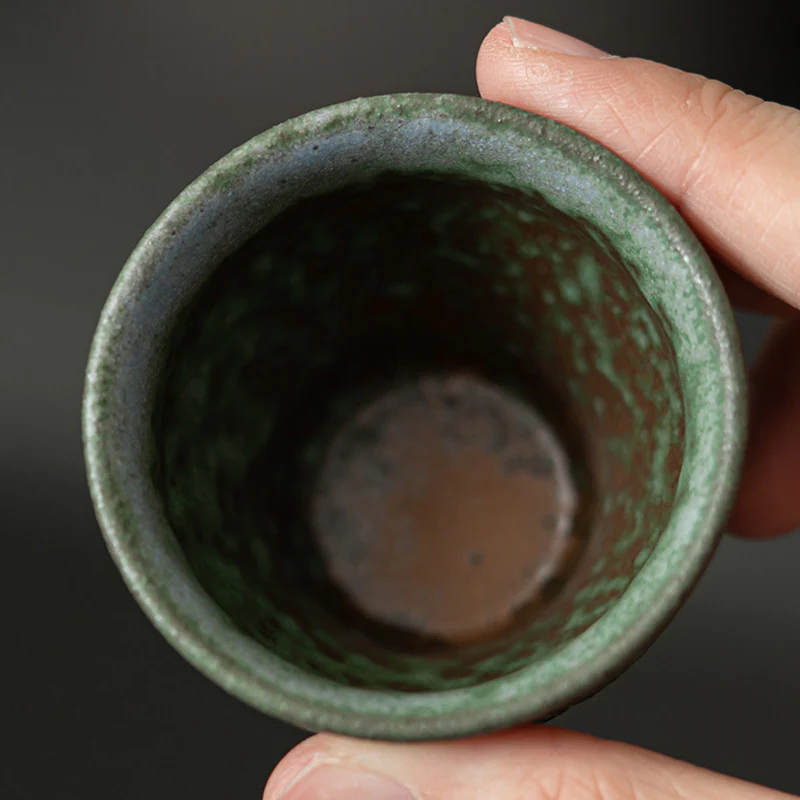 Buddha Stones Piccola tazza da tè in ceramica in stile vintage Tazza da tè Kung Fu 50 ml - Image 5