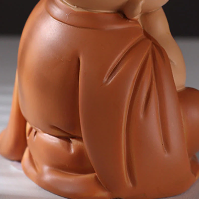 Buddha Stones Piccole Mini Meditazione Monaco Prega Serenità Resina Decorazione per la casa - Image 10
