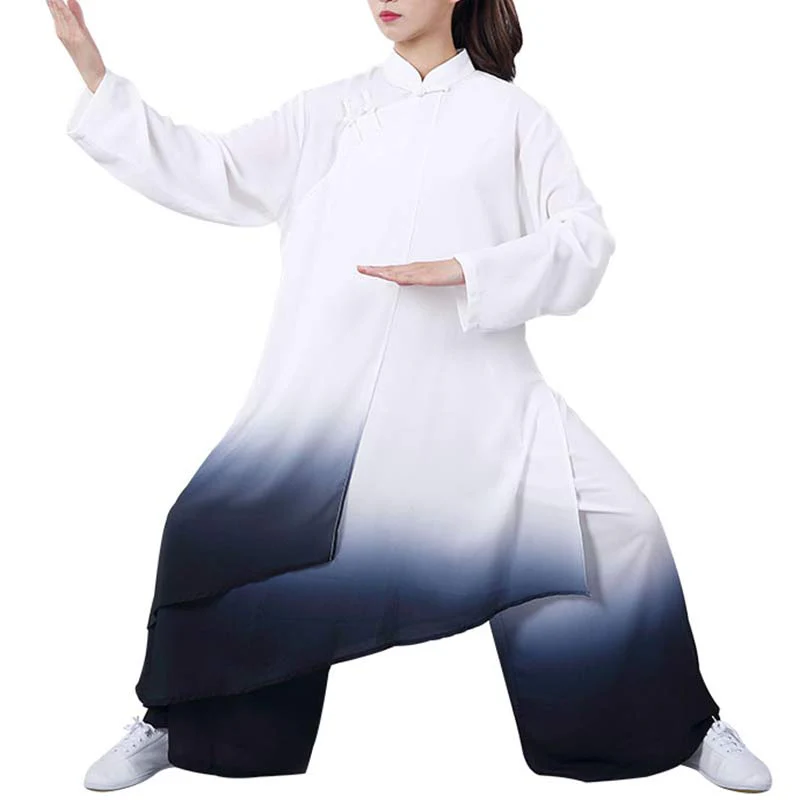 Buddha Stones Pittura sfumata Meditazione Preghiera Spirituale Zen Tai Chi Qigong Pratica Set di abbigliamento unisex - Image 11