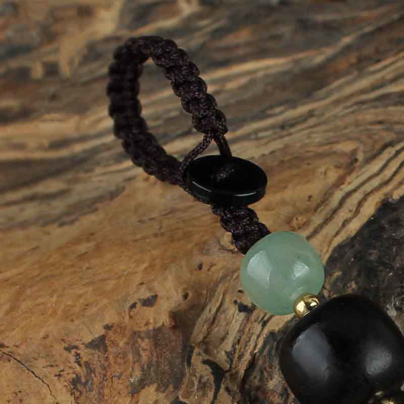 Buddha Stones PiXiu Jade Peace Buckle Abbondanza Ricchezza Portachiavi - Image 11