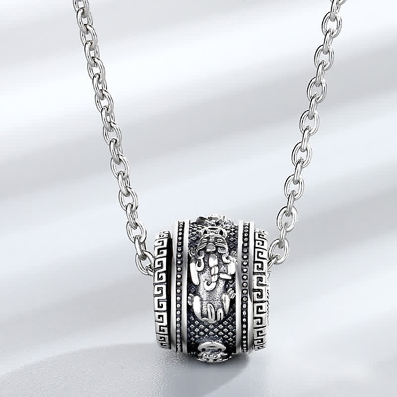 Buddha Stones PiXiu Luck Wealth Collana girevole con ciondolo - Image 2