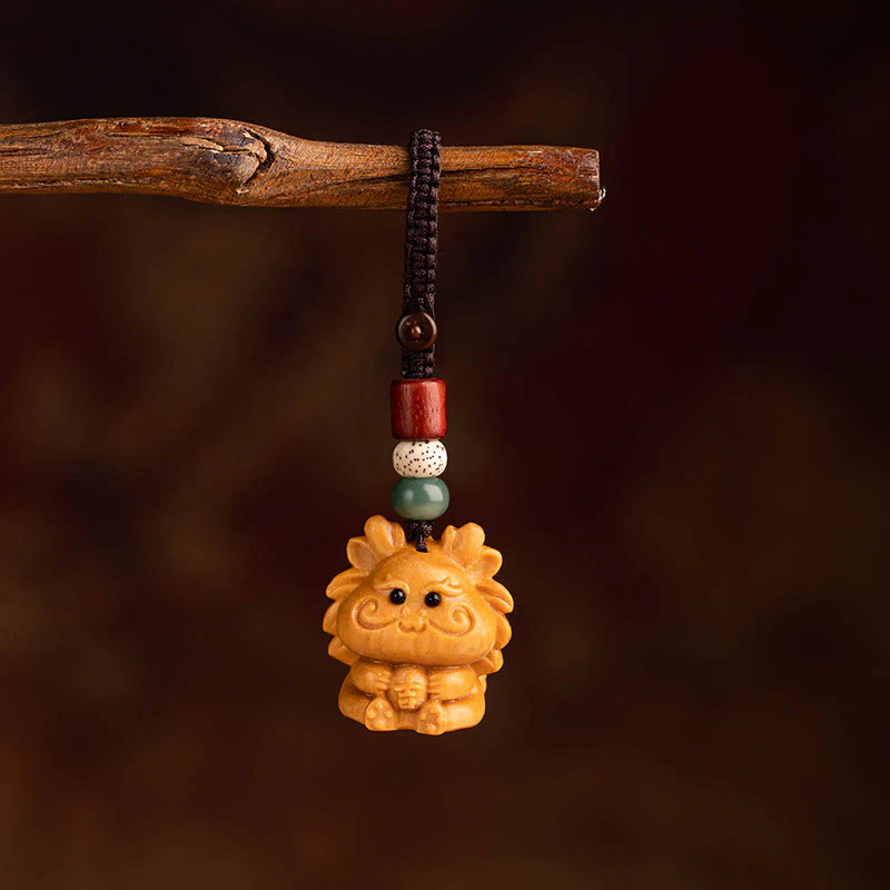 Buddha Stones Portachiavi con benedizione dei semi di Bodhi della stella e della luna del sandalo rosso dell'anno del cavallo - Image 21