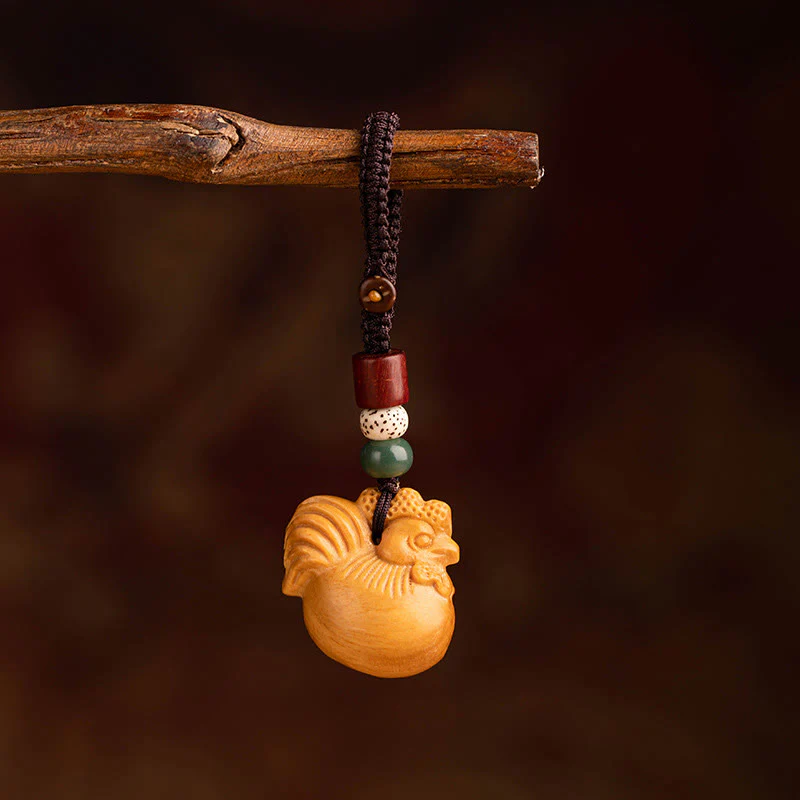 Buddha Stones Portachiavi con benedizione dei semi di Bodhi della stella e della luna del sandalo rosso dell'anno del cavallo - Image 39
