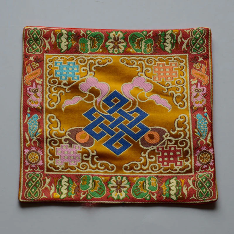 Buddha Stones Preghiera Altare Tappetino Guarigione Meditazione Vajra Simboli di Buon Auspicio - Image 12