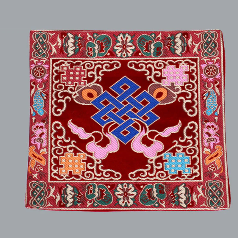 Buddha Stones Preghiera Altare Tappetino Guarigione Meditazione Vajra Simboli di Buon Auspicio - Image 14