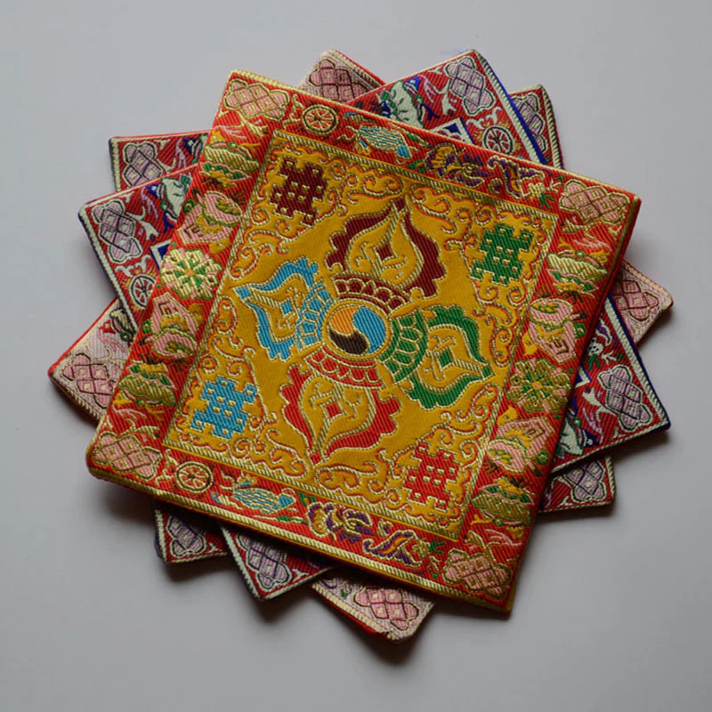 Buddha Stones Preghiera Altare Tappetino Guarigione Meditazione Vajra Simboli di Buon Auspicio - Image 22