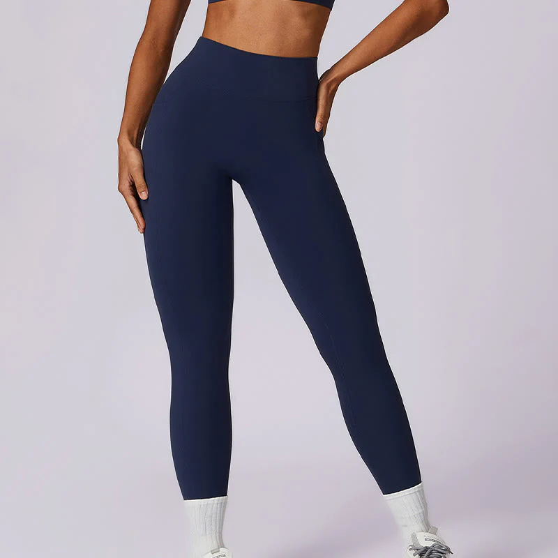 Buddha Stones reggiseno con scollo all'americana tinta unita, manica lunga, canotta corta, pantaloni, sport, fitness, palestra, yoga, outfit - Image 15