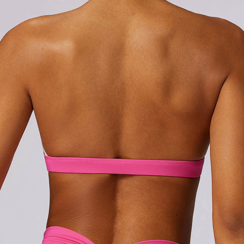 Buddha Stones reggiseno con scollo all'americana tinta unita, manica lunga, canotta corta, pantaloni, sport, fitness, palestra, yoga, outfit - Image 55