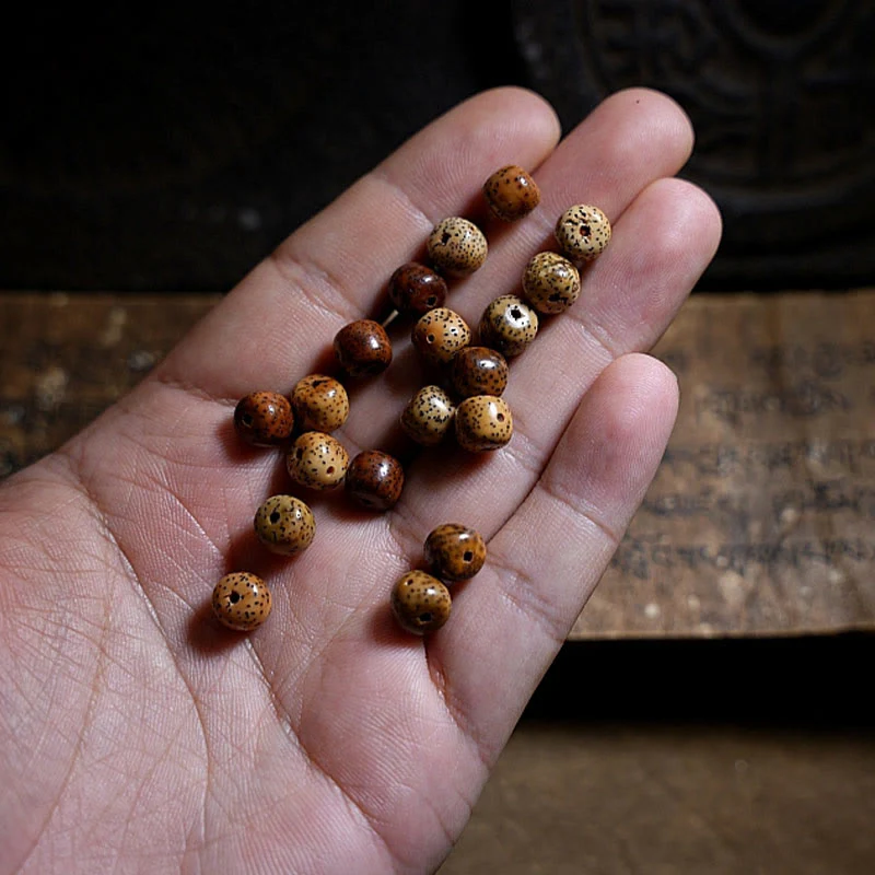 Buddha Stones Semi di Bodhi Tibetano Ambra Perline Dzi Agata Zakiram Dea della Ricchezza Perline Bracciale Triplo Avvolgimento - Image 15